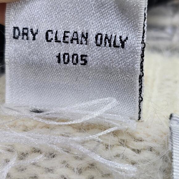 Rafaella Womens Large Vintage Angora Lambs Wool Blend Crewneck Sweater - Picture 5 of 10